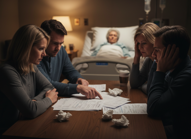 무보험 상태의 가족의 질환은 다른가족들에게 부담이 된다